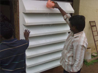 Storm louvers
